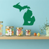 State of Michigan Vinyl Wall Home Decor
