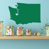 State of Washington Vinyl Wall Decal
