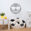 Sunglasses Vinyl Sticker Emoji Wall Decal - Personalized Vinyl Decorations for Boys or Girl's Bedroom, Playroom or Nursery Decor