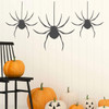 Three Spiders Halloween Decoration - Halloween Wall Decals for Home, Windows, Halloween Party Decorations ' A Variety of Sizes and Colors Available