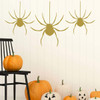 Three Spiders Halloween Decoration - Halloween Wall Decals for Home, Windows, Halloween Party Decorations ' A Variety of Sizes and Colors Available