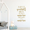 Unicorn Wall Decal - Always Be A Unicorn - Vinyl Decor For Girl's Bedroom, Playroom or Bathroom - Kids Home Decorations