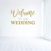Unique Wedding Welcome Decor