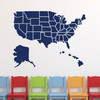 United States Wall Decal Classroom Decorations - Vinyl Sticker Wall Decal for Teachers, Classrooms or Schools