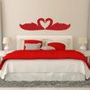 Valentine Swan Heart Wall Decal - Valentine Gift for Loved One