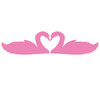 Valentine Swan Heart Wall Decal - Valentine Gift for Loved One