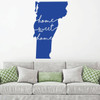 Vermont Wall Decor - Home Sweet Home - State Decal Silhouette Vinyl Art for Home, Living Room or Family Room Decoration