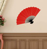 Vinyl Wall Decal Chinese Oriental Hand Fan Design