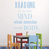 Wall Decal For Those Who Love to Read ' Bedtime Vinyl Wall Art and Decor for Children's Bedroom or playroom