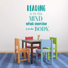 Wall Decal For Those Who Love to Read ' Bedtime Vinyl Wall Art and Decor for Children's Bedroom or playroom