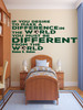 Wall Decal Motivational Quotes Make A Difference In The World, Elaine S Dalton, LDS Young Women President, Christian Religious Leader
