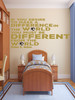 Wall Decal Motivational Quotes Make A Difference In The World, Elaine S Dalton, LDS Young Women President, Christian Religious Leader