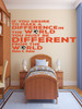 Wall Decal Motivational Quotes Make A Difference In The World, Elaine S Dalton, LDS Young Women President, Christian Religious Leader