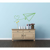 Wall Decals for Kids Rooms - Paper Airplane Vinyl Wall Decor