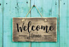 Welcome Home Wall Decal Quote