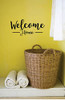 Welcome Home Wall Decal Quote