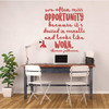 Work Hard Wall Decal Lettering