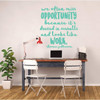 Work Hard Wall Decal Lettering