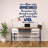 Work Hard Wall Decal Lettering