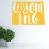 Wyoming Wall Decal - State Silhouette Vinyl Art for Home Decor, Living Room or Family Room Decoration