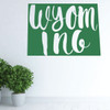 Wyoming Wall Decal - State Silhouette Vinyl Art for Home Decor, Living Room or Family Room Decoration