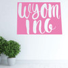 Wyoming Wall Decal - State Silhouette Vinyl Art for Home Decor, Living Room or Family Room Decoration