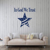 In God We Trust wall art lifestyle photo in family room