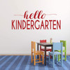 'Hello' Teacher Decoration - Classroom Vinyl Wall Decal with Personalized Grade - Back to School Gift