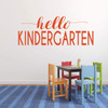 'Hello' Teacher Decoration - Classroom Vinyl Wall Decal with Personalized Grade - Back to School Gift