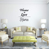 'House + Love Home Vinyl Decal - Makes for a Great Gift for Friends and Family - Living Room, Bedroom or Home D'cor ' A Variety of Sizes and Colors
