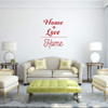'House + Love Home Vinyl Decal - Makes for a Great Gift for Friends and Family - Living Room, Bedroom or Home D'cor ' A Variety of Sizes and Colors