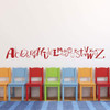 ABC Wall Decal - Alphabet Vinyl Decor for Baby's Nursery, Bedroom or Playroom