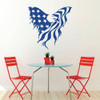 American Flag Decal - Eagle Wall Decor - United States Of America - Patriotic Decoration for the Home, Office, or School