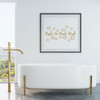 Bath Wall Decal for Children's Bathroom - Rub A Dub Dub - Removable Vinyl Sticker For Home Decor