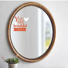 Beautiful Wall Decor - You Are Beautiful Today - Motivational Vinyl Decal for Bedroom, Living Room or Home Decoration