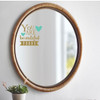 Beautiful Wall Decor - You Are Beautiful Today - Motivational Vinyl Decal for Bedroom, Living Room or Home Decoration