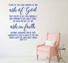 Bible Verse Wall Decal