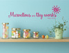 Bible Verse Wall Decals - Psalm 139:14 - Marvellous Are Thy Works - Scripture Wall Art, Christian Gift Ideas, Church Wall Decals, Christian Home Decor