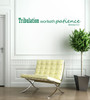 Bible Verse Wall Decals - Romans 5:3 - Tribulation Worketh Patience - Scripture Wall Art, Christian Gift Ideas, Church Wall Decals, Christian Home Decor