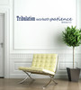 Bible Verse Wall Decals - Romans 5:3 - Tribulation Worketh Patience - Scripture Wall Art, Christian Gift Ideas, Church Wall Decals, Christian Home Decor