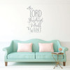 Bible Verse Wall Decor - The Lord is My Shepherd - Vinyl Scripture Decal For Home Or Church Decoration
