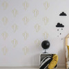 Cactus Wall Pattern Decals Silhouettes