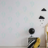 Cactus Wall Pattern Decals Silhouettes