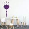 Children's Wall Decal - Cute Zebra - Vinyl Decorations for Boys or Girl's Bedroom, Playroom or Nursery Decor