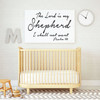 Christian Wall Decal - Bible Verse - The Lord is My Shepherd - Vinyl Scripture And Religious Home Decor Or Church Decoration