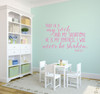 Christian Wall Decal - Truly He Is My Rock - Vinyl Scripture And Religious Home Bathroom Decor - Church Decoration