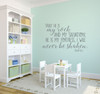 Christian Wall Decal - Truly He Is My Rock - Vinyl Scripture And Religious Home Bathroom Decor - Church Decoration