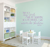 Christian Wall Decal - Truly He Is My Rock - Vinyl Scripture And Religious Home Bathroom Decor - Church Decoration