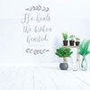 Christian Wall Decal Psalm - He Heals The Broken Hearted - Vinyl Scripture And Religious Home Decor Or Church Decoration