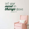 Colossians 3 Bible Verse Wall Decal